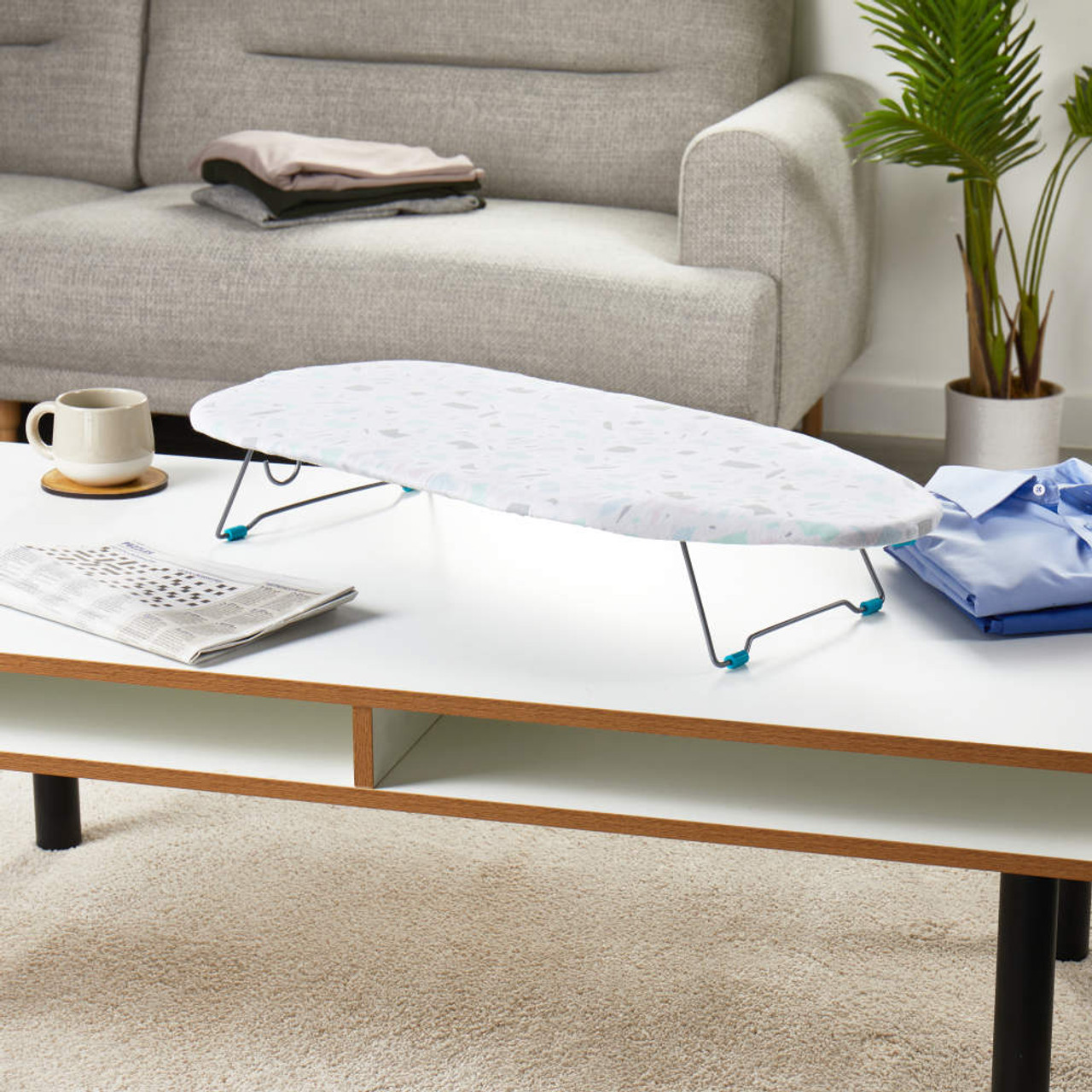 Table top ironing board best sale