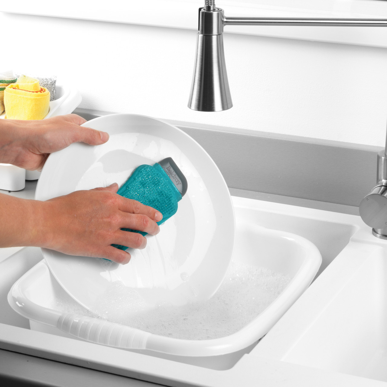 Shop Beldray Silicone Dish Brush With Built-In Scraper