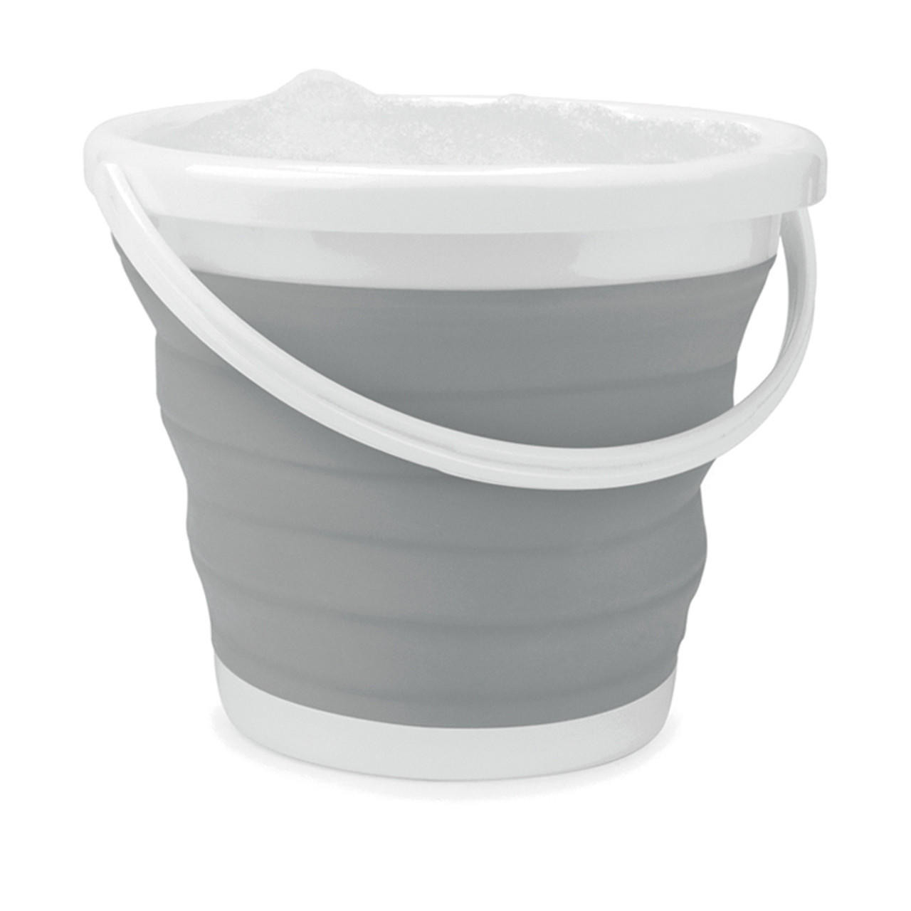 Beldray 10L Grey Collapsible Folding Bucket