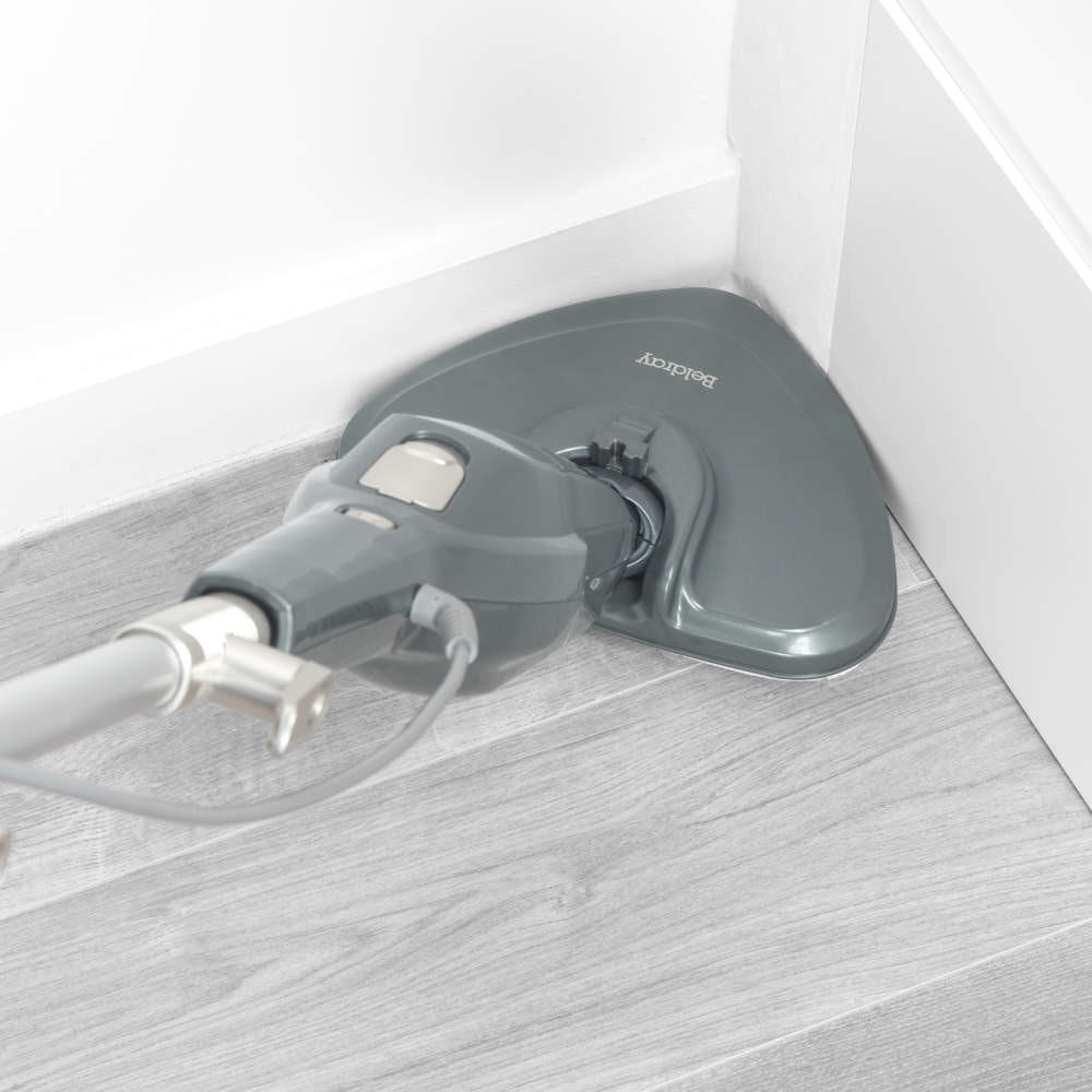 Beldray Clean & Refresh Steam Cleaner – Steam Mop, Chemical-Free Cleaning, Precision-Shaped Head for Corners, Fast Heat Up, 350ml Water Tank, Carpet, Laminate, Wood, Tiles, 1300W, BEL01986VDE