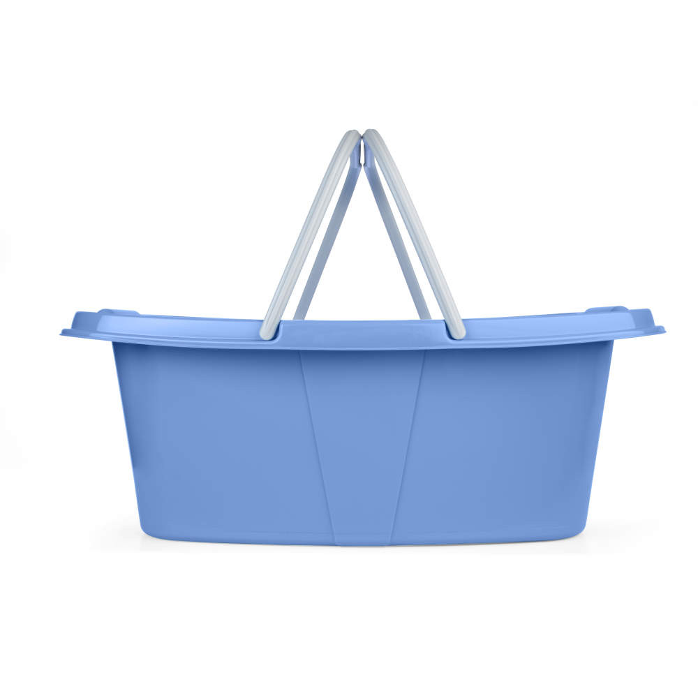 LAUNDRYCARTSINGLEPOLE + 2BASKETセット Laundry Baskets Set Of 2 | 26 Litre Capacity | Beldray