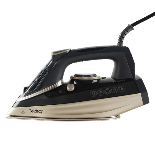 Ultra Ceramic Steam Iron with Dual Soleplate Technology, Blue/Copper/Platinum