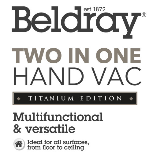 Titanium 2-in-1 Hand Vacuum
