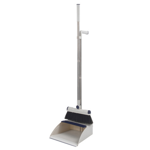 Deep Clean Dustpan & Brush Set – Long-Handled, Built-In Broom Comb