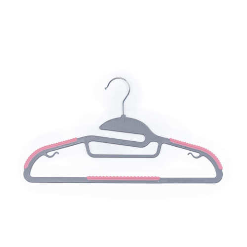 8-Pack Non-Slip Clothes Hangers - Pink - LA070598PNKFPEU7 5054061617047