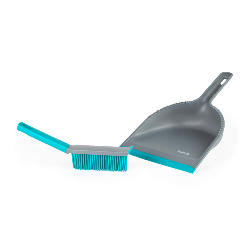 Antibac Pet Plus+ Dustpan & Rubber Brush Set
