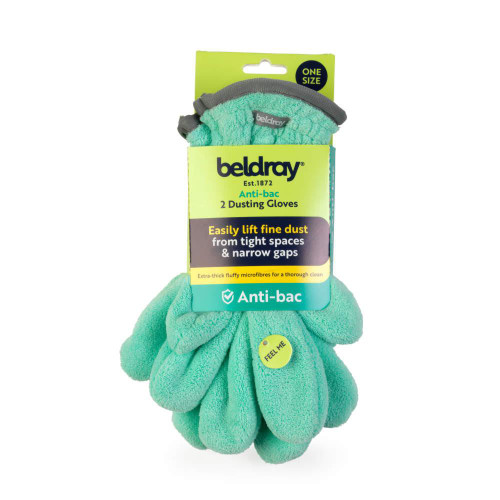 Antibac Dusting Gloves Set – Pack of 2, Mint Beldray  LA00000059MINCDU 5054061619324