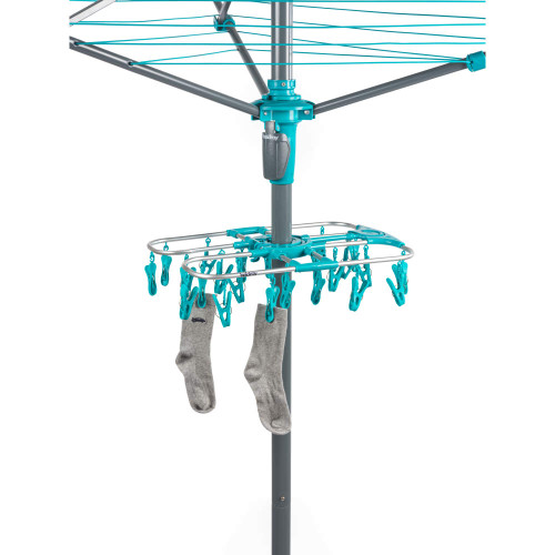 2 in 1 Sock Airer Set of 2 – Grey/Blue