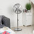 Floor Standing Fan Oscillating 16" Pedestal 3 Speeds - Chrome, Platinum, Black/Gold