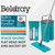 Beldray Duplex Space Saving Flat Head Mop and Bucket Set with built in wringer, Turquoise and Grey, LA067234EU