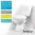 Wooden MDF Toilet Seat - White