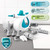 10-in-1 Handheld Steam Cleaner - Turquoise BEL0701TQN 5054061102697