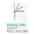 Toilet Roll Holder - Stainless Steel - LA0532708SSFEU7 5054061532821