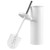 Toilet Brush and Holder Set –  Stiff Bristles, White Beldray  LA059451WHTFEU7 5054061532845