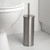 Toilet Brush and Holder Set –  Stiff Bristles, Stainless Steel Beldray  LA059451SSFEU7 5053191059451