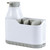 Antibac Soap Dispenser and Caddy Set – Foam Press Design, White/Grey Beldray  LA032746UFFEU7 5054061532746