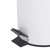 Round Pedal Bin - White - LA038098WHT 5053191038234
