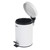 Round Pedal Bin - White - LA038098WHT 5053191038234