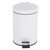 Round Pedal Bin - White - LA038098WHT 5053191038234