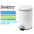 3 Litre Round Waste Small Pedal Bin, White   LA038098WHT 5053191038234