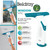 Cordless Rechargeable Window Vacuum Cleaner Turquoise / Titanium