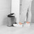 Dual Compartment Bin – Stainless Steel