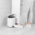 Dual Compartment Bin – White