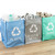 Set of 3 Recycling Bags - LA084514MIX1PEU7 5054061617009