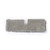Grey microfibre mop pad with chenille fringe, shown flat for product listing
