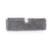 Grey chenille mop head refill with U-shaped cutout, shown flat.