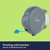 Grey Beldray wall-mounted retractable clothes line with pivoting bracket, indoor or outdoor use