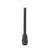 Black plastic vacuum crevice tool attachment shown upright on white background
