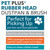 Pet Plus+ Rubber Dustpan with Brush Set, Grey/Turquoise