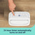 White appliance control panel with finger pressing timer button, 24-hour auto on/off
