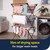 Black clothes airer with laundry drying indoors, 16m drying space for larger wash loads