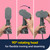 Garment steamer with 90° rotating head for flexible ironing and steaming