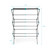Three Tier Expandable Clothes Airer, Turquoise and Grey