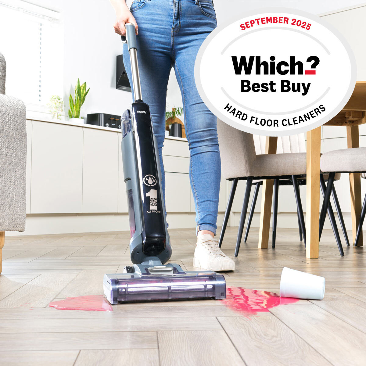 Beldray all-in-one hard floor cleaner and which? best buy accreditation 