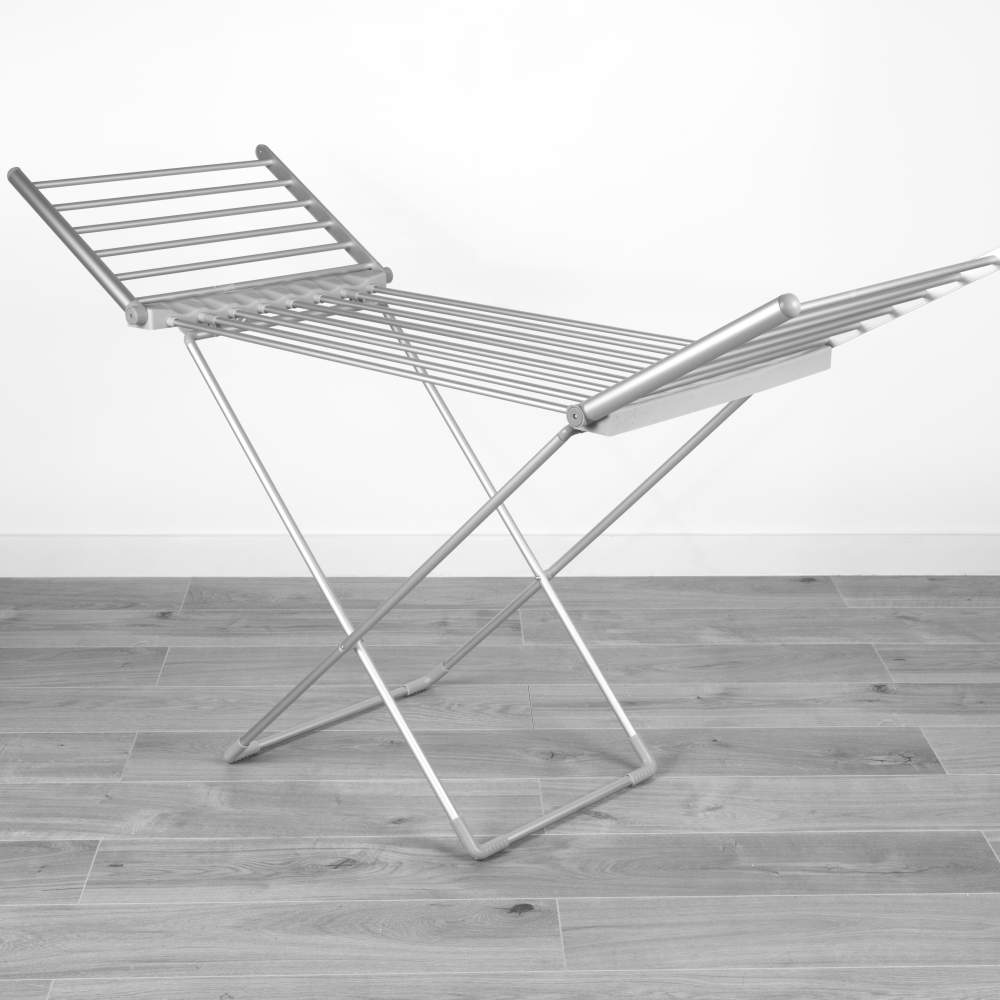 Shop 230W Fold Out Heated Airer Dry Up To 15kg