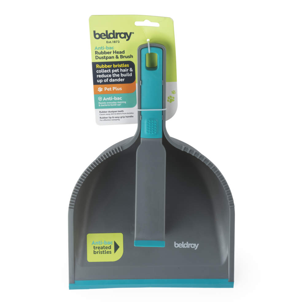 Shop Antibac Pet Plus Broom & Dustpan Set | Hard Flooring