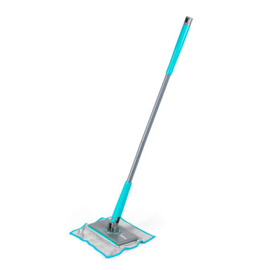 Anti-Bac Clip-to-Grip Flat Mop - Includes 4 Cloths