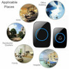 Wireless Doorbell Chime Waterproof Plugin Receiver Adjustable Volume 1000FT Kit
