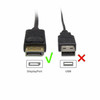 Display Port to HDMI Male Female Adapter Converter Cable DisplayPort DP to HDMI