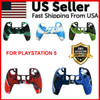 Camo Silicone Rubber Soft Skin Case Cover Grip For Playstation 5 PS5 Controller