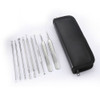 9PCS Blackhead Acne Tweezers Pimple Blemish Extractor Remover Tool Kit Set USA