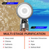 High Pressure Shower Head Ionic Filtered Stone Stream Water Vitamin C 4 Filter