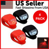 4 Pcs Silicone Bicycle Bike Cycle Safety LED Head Front & Rear Tail Light Set US