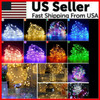 2M 5M 10M 100 LED Christmas Tree Fairy String Party Lights Lamp Xmas Waterproof