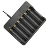 Li-ion Lithium Smart Charger 2 4 6 Slot for 16340/18650/14500/26650 3.7V RCR123