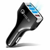 4 Port USB QC 3.0 Fast Car Charger For Samsung iPhone LG Google Moto Cell Phone